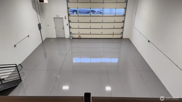 a view of a room with an empty room