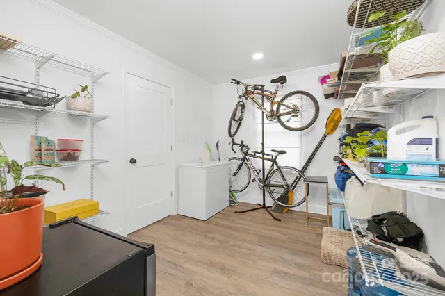 a very nice looking room with a wooden floor