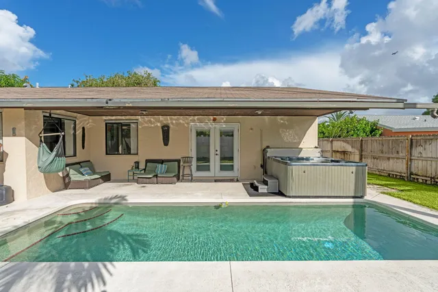 a view of living room with patio