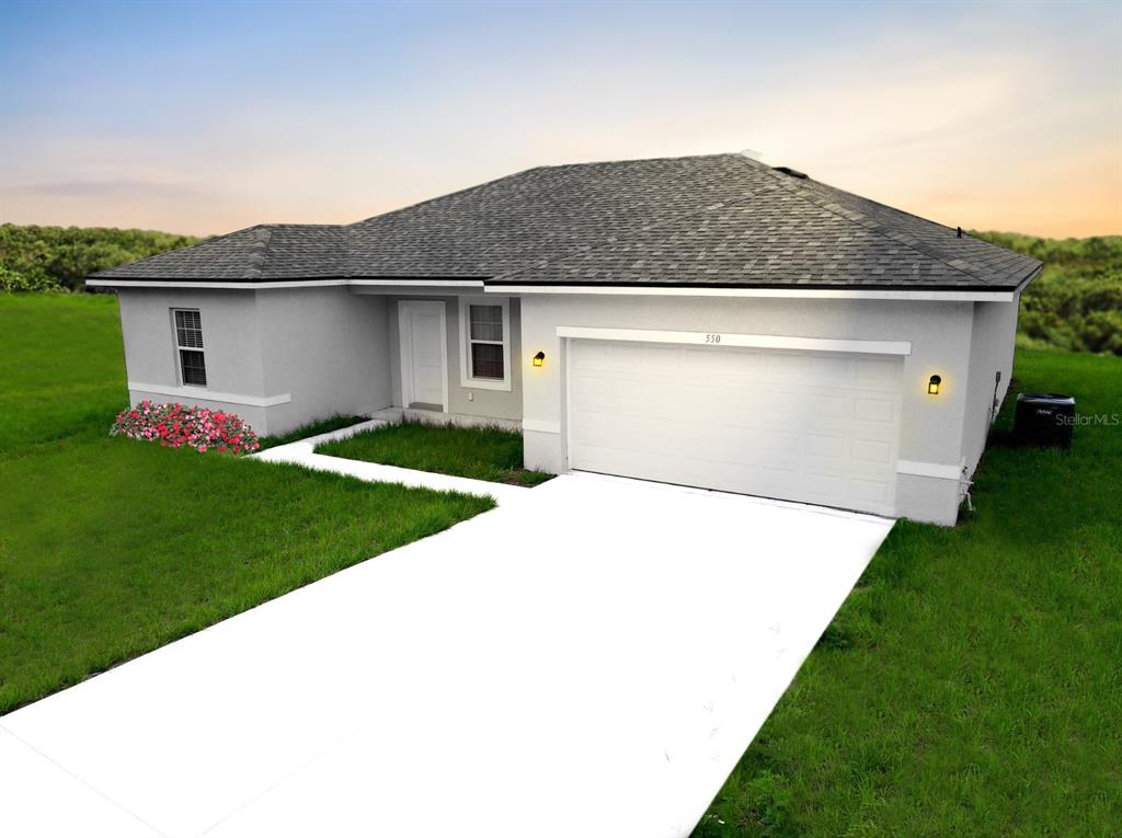 312 Marion Oaks Golf Road Ocala, FL 34473 - Photo 1 of 1 a front view of house with garden