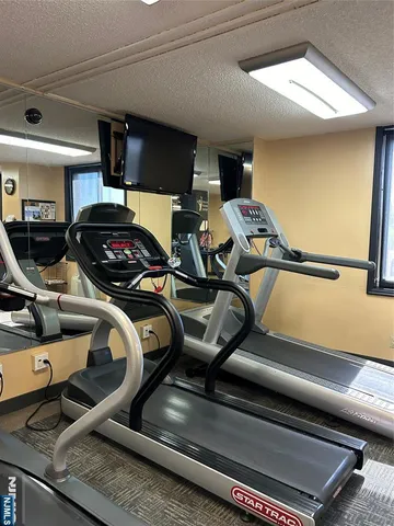 a view of gym equipment