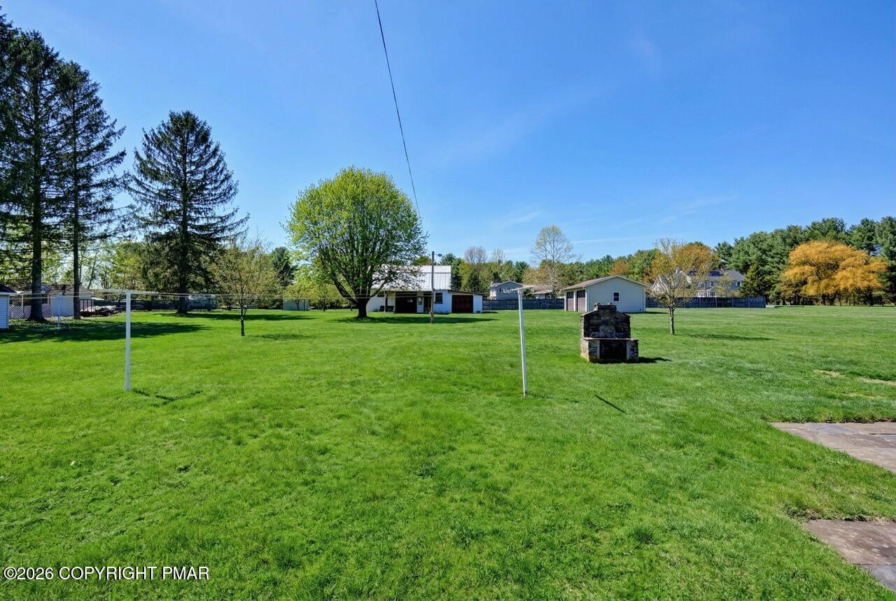 485 Burger Hollow Road Kunkletown, PA 18058 - Photo 56 of 70 Large Yard w/ Custom Outdoor Grill
