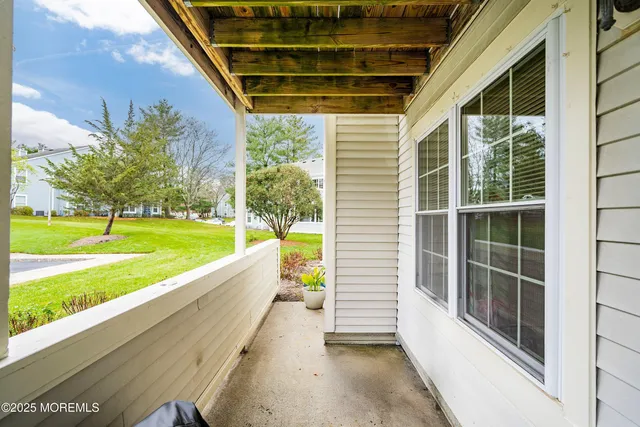 a view of outdoor space and deck