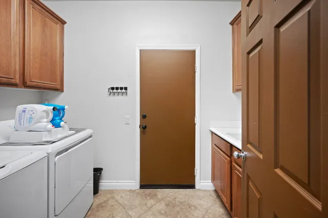 a room with storage and utility