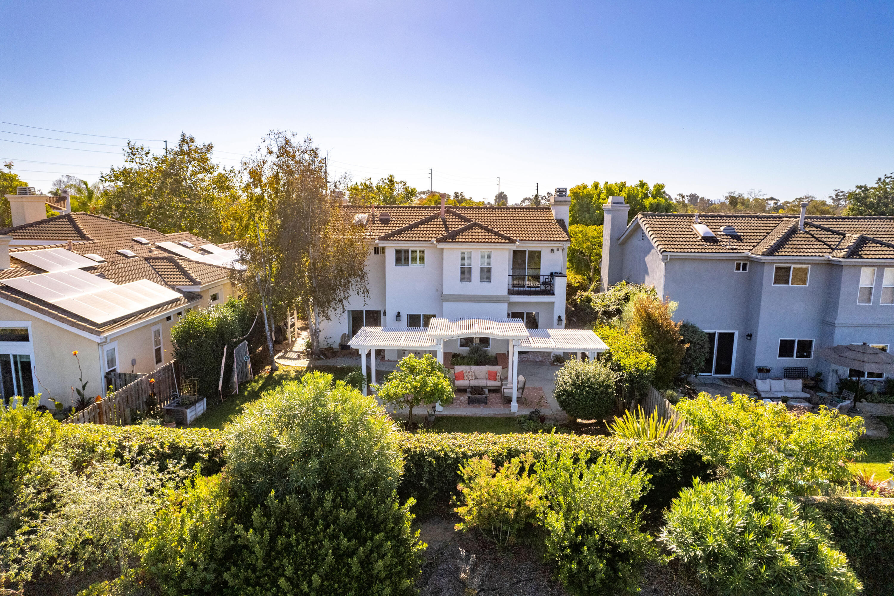 7818 Day Road Goleta, CA 93117 - Photo 20 of 24 a aerial view of a house with a garden and plants