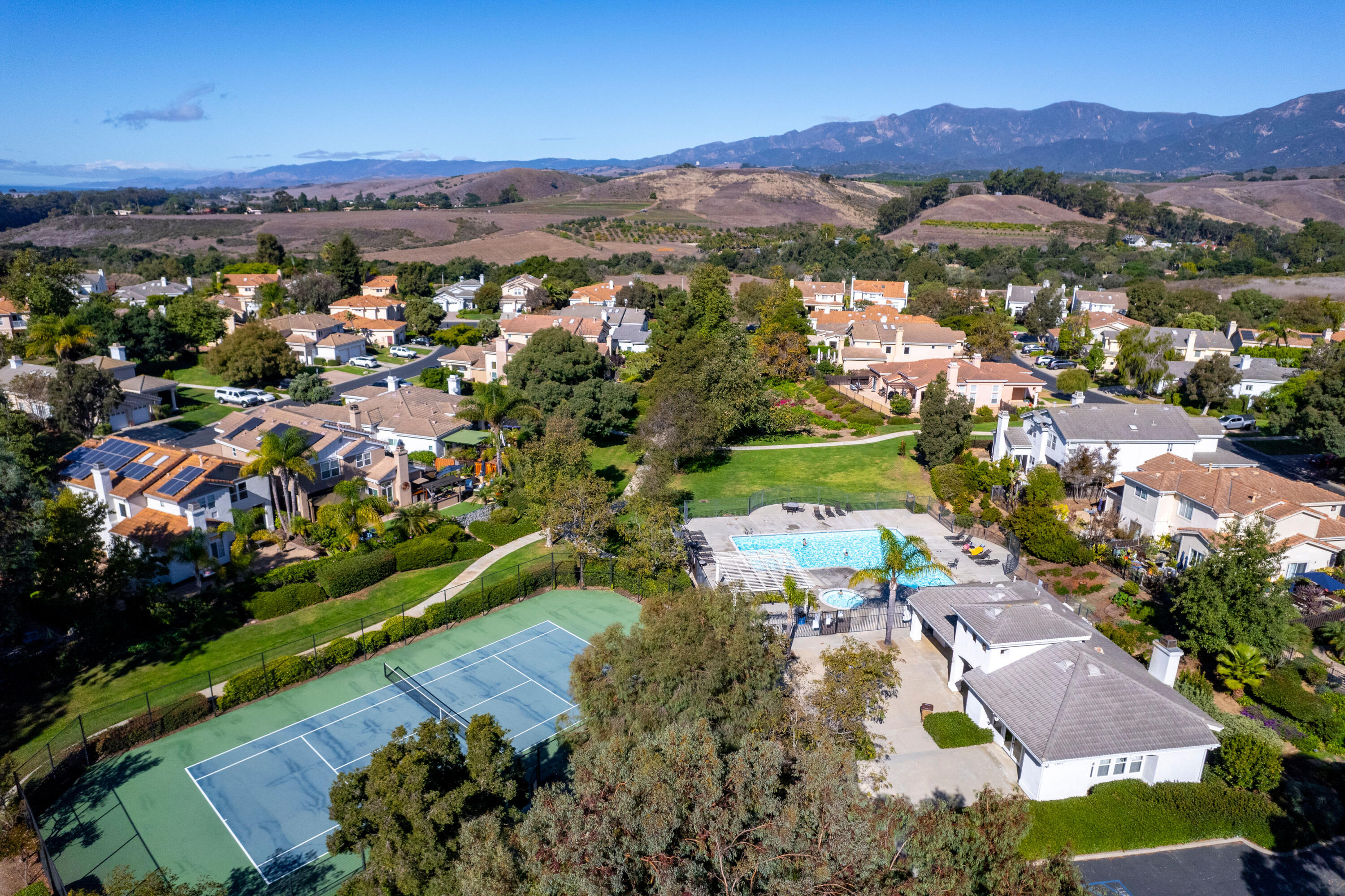 7818 Day Road Goleta, CA 93117 - Photo 22 of 24 an aerial view of residential houses with outdoor space