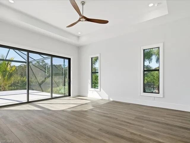 a room with washing machine