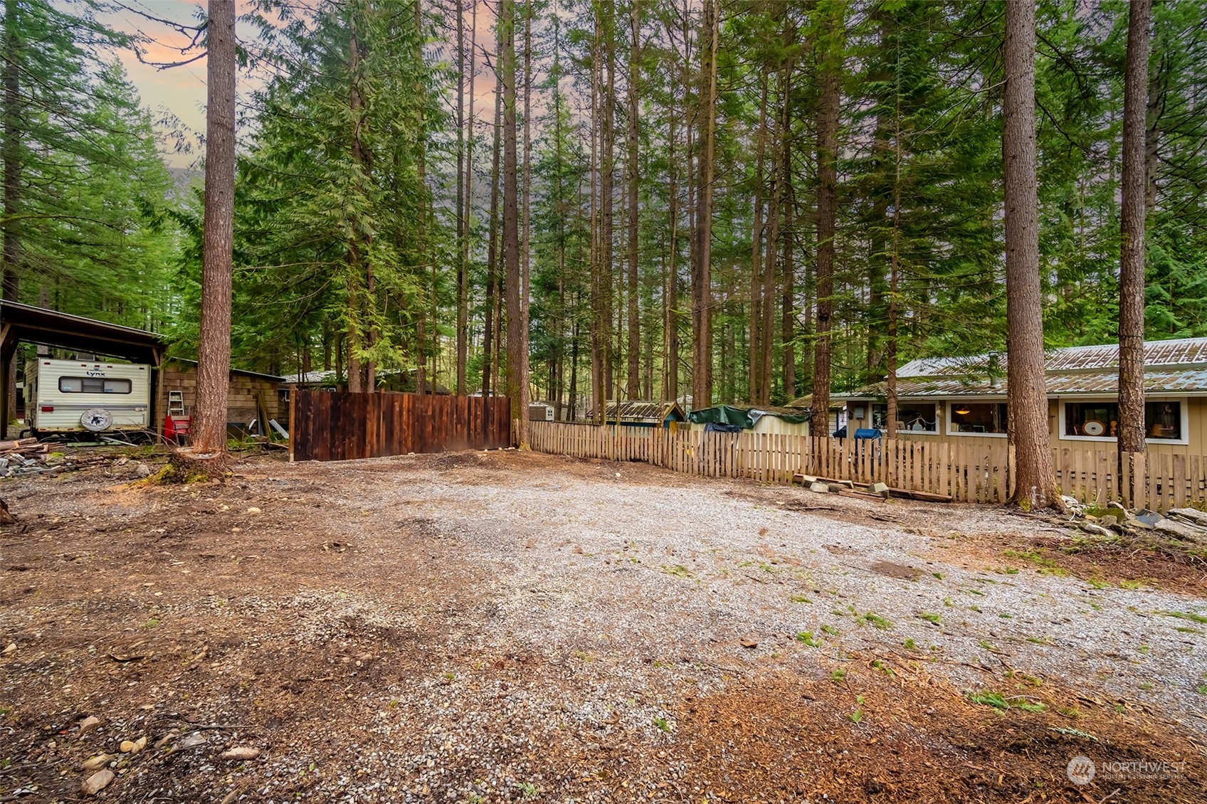 1176 Exit Road Maple Falls, WA 98266 - Photo 5 of 15 a backyard of a house with lots of green space