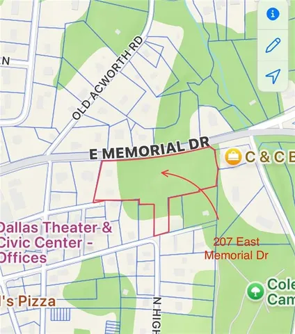 a sign that is on a street