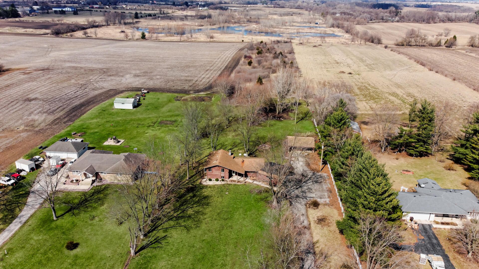 3050 East 139th Avenue Crown Point, IN 46307 - Photo 4 of 38 an aerial view of a residential houses with outdoor space