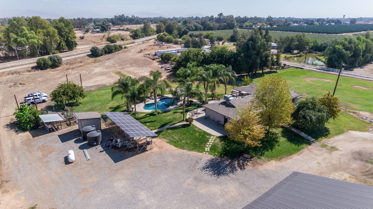 5588 North McCall Avenue Clovis, CA 93619 - Photo 6 of 77 an aerial view of a house with a garden