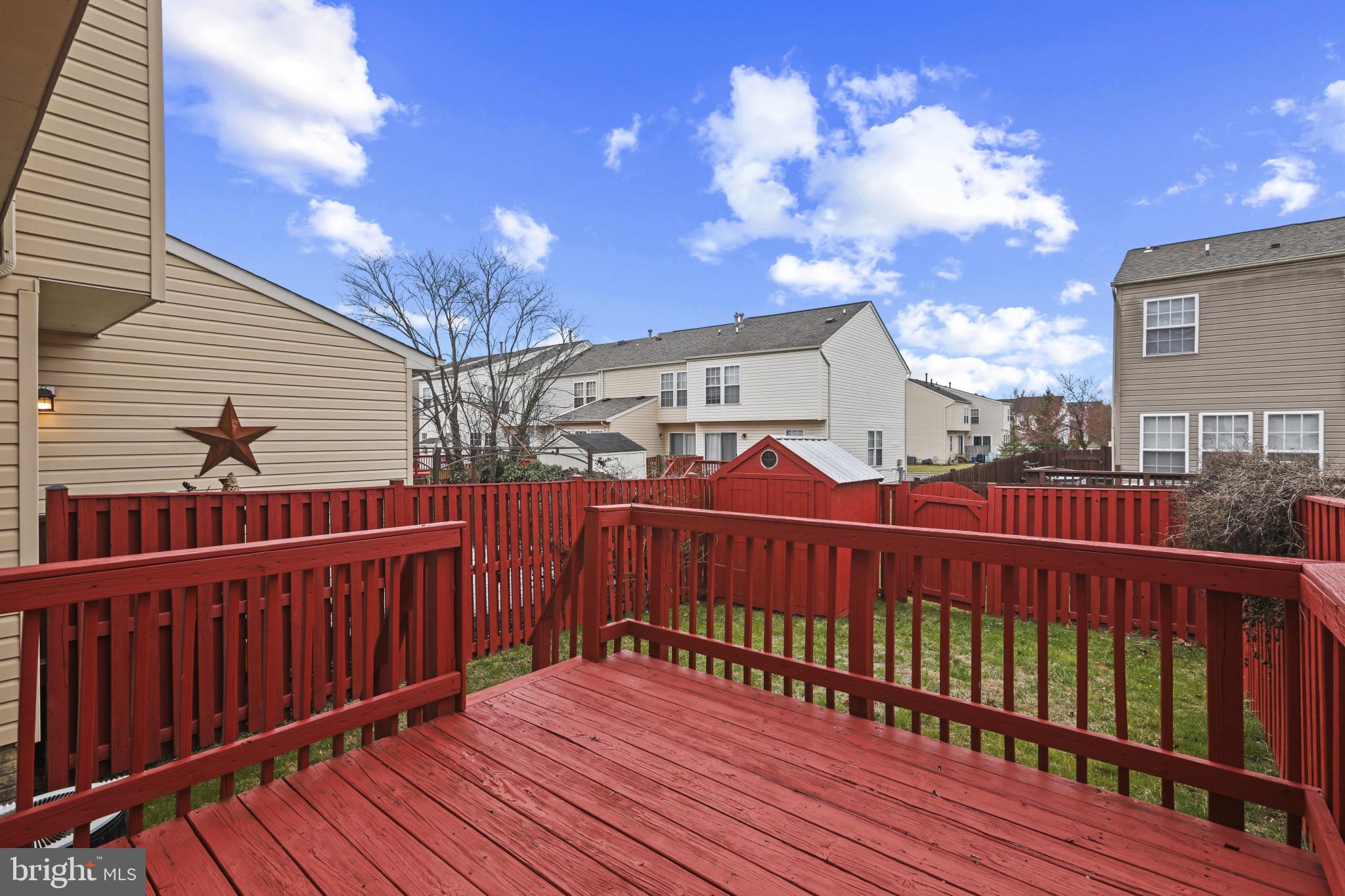 5209 Abbeywood Court Rosedale, MD 21237 - Photo 20 of 27 Deck overlooks fully fenced yard
