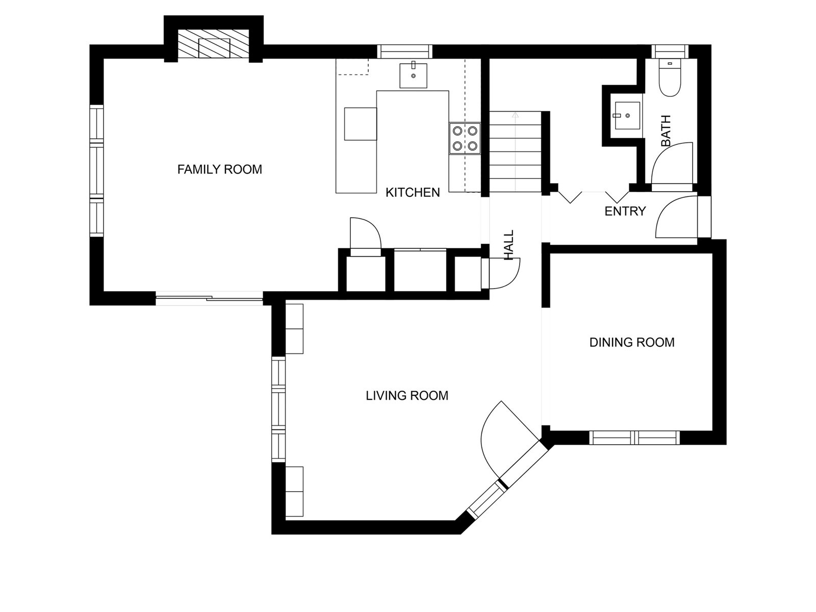 18487 Rainier View Road Southeast Monroe, WA 98272 - Photo 17 of 19 a picture of a floor plan