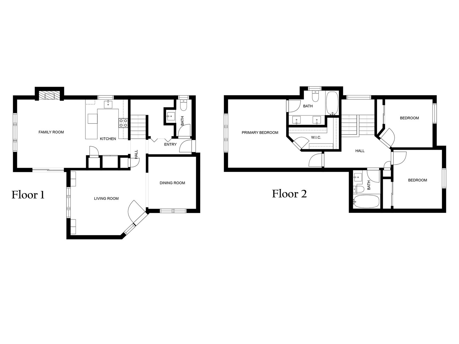 18487 Rainier View Road Southeast Monroe, WA 98272 - Photo 19 of 19 a picture of a floor plan