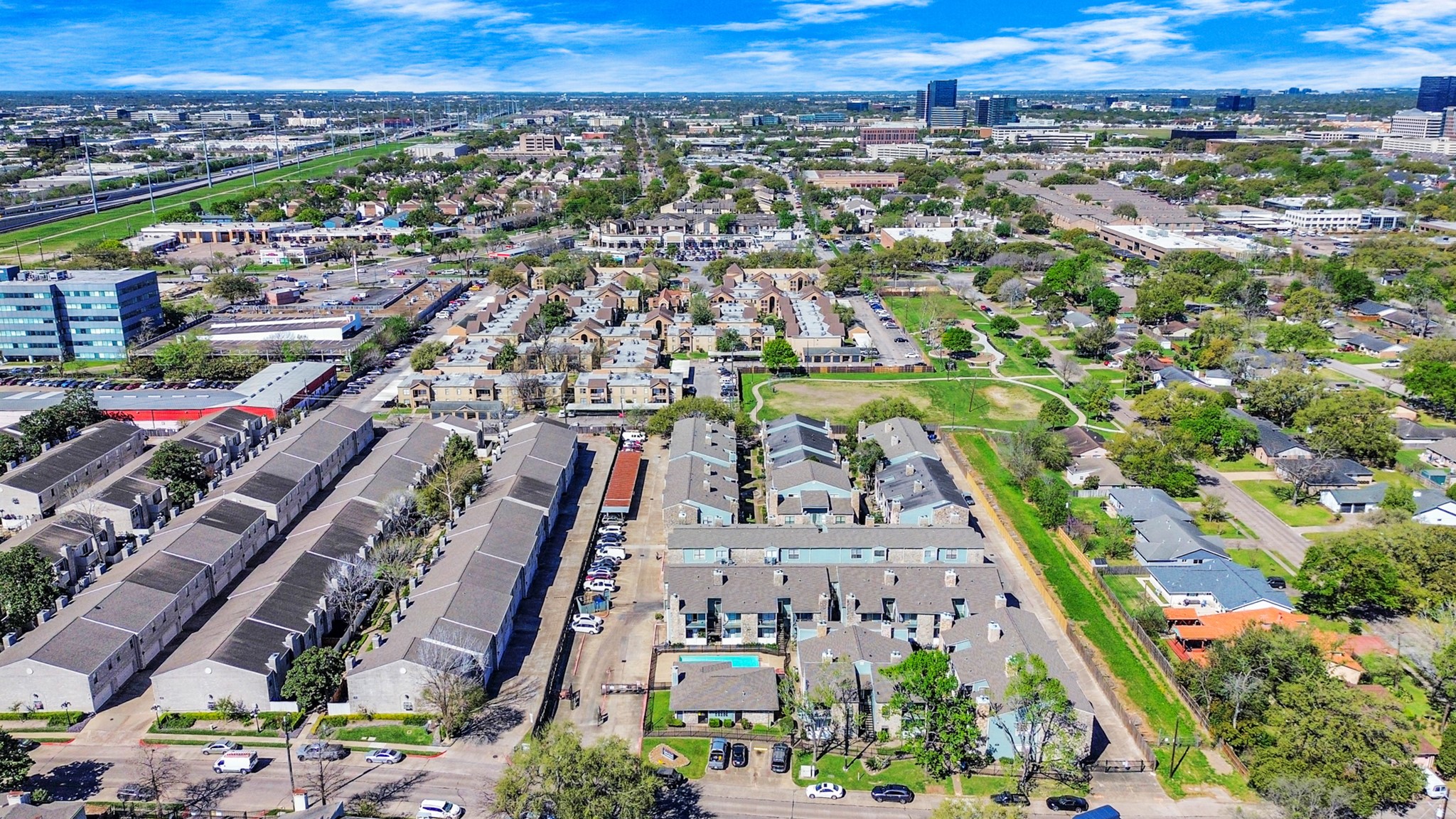 3750 Tanglewilde Street, Unit A7 Houston, TX 77063 - Photo 36 of 36 an aerial view of a city
