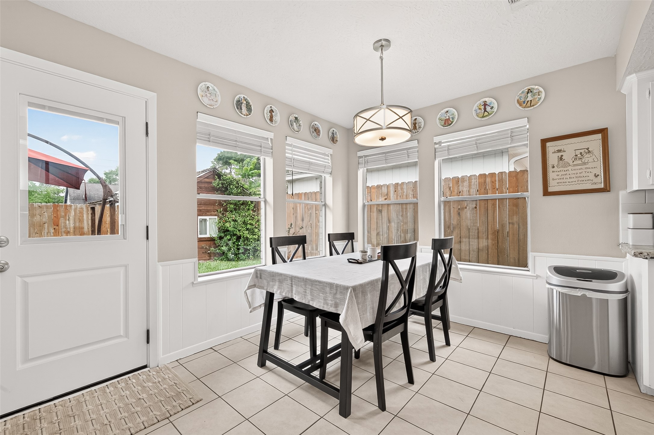 17611 Sorrell Ridge Drive Spring, TX 77388 - Photo 18 of 50 a view of a dining room with furniture window and outside view