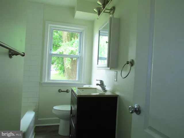 a bathroom with a sink and toilet