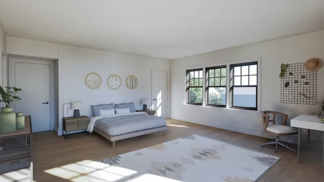 a view of a large window with an outdoor view