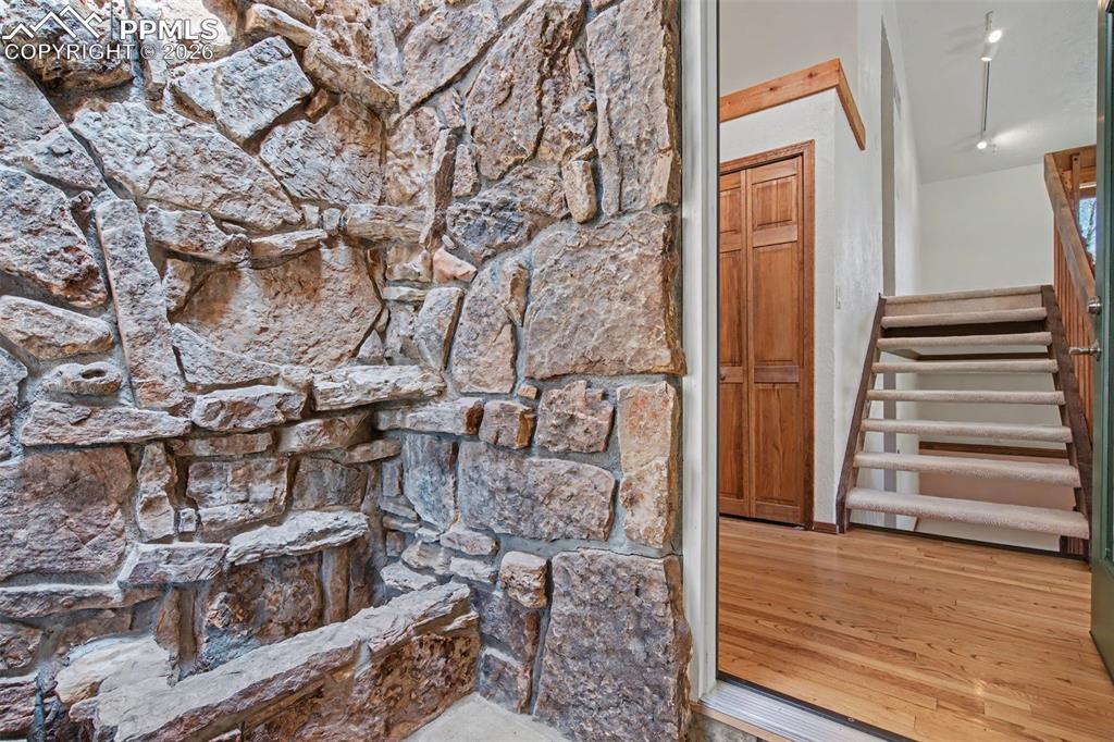 5301 Pinon Valley Road Colorado Springs, CO 80919 - Photo 5 of 27 a view of a wooden door and outdoor space
