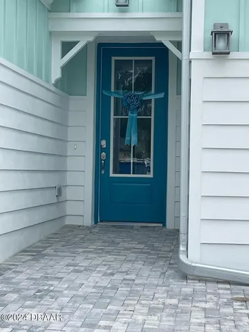 a view of front door