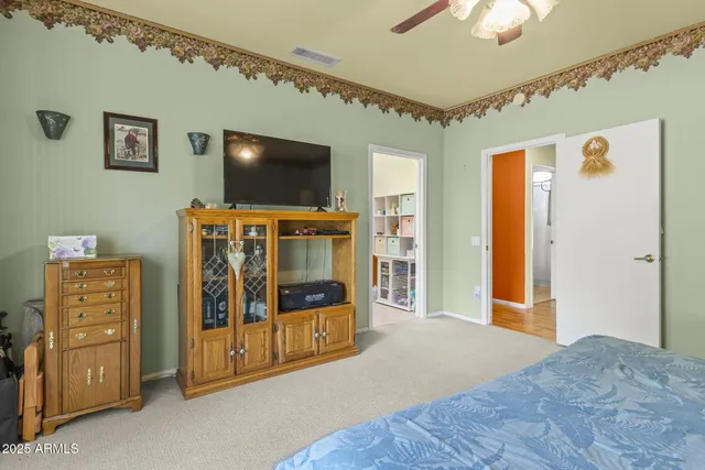 a bathroom with a sink a vanity and a mirror