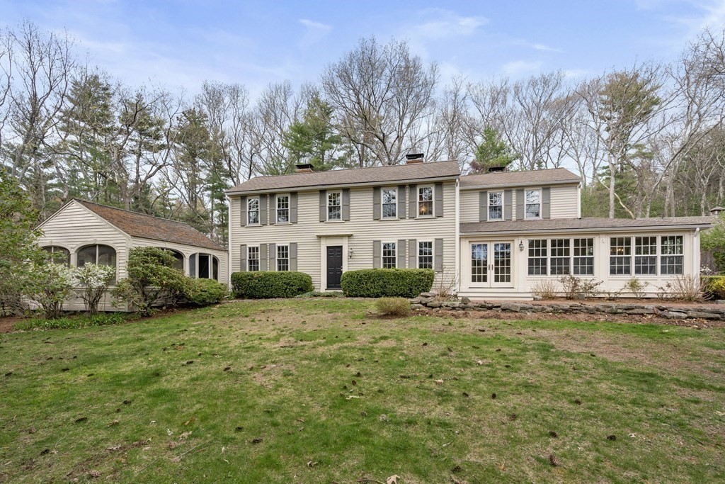 92 Goodnow Road Sudbury, MA 01776 - Photo 3 of 37 a front view of a house with a garden