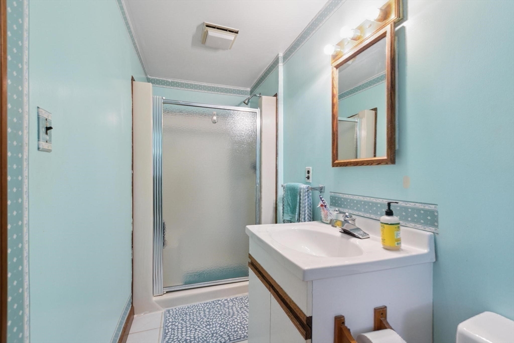 8 Dodge Street Arlington, MA 02474 - Photo 25 of 36 a bathroom with a sink and a mirror