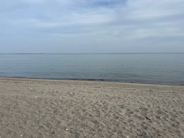 a view of beach and ocean