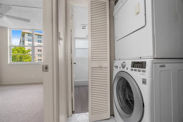 a view of a garden with flowers