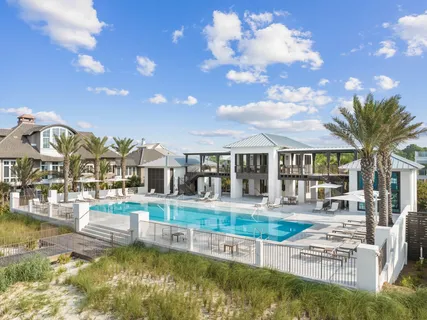 a view of sitting area with swimming pool and sitting space