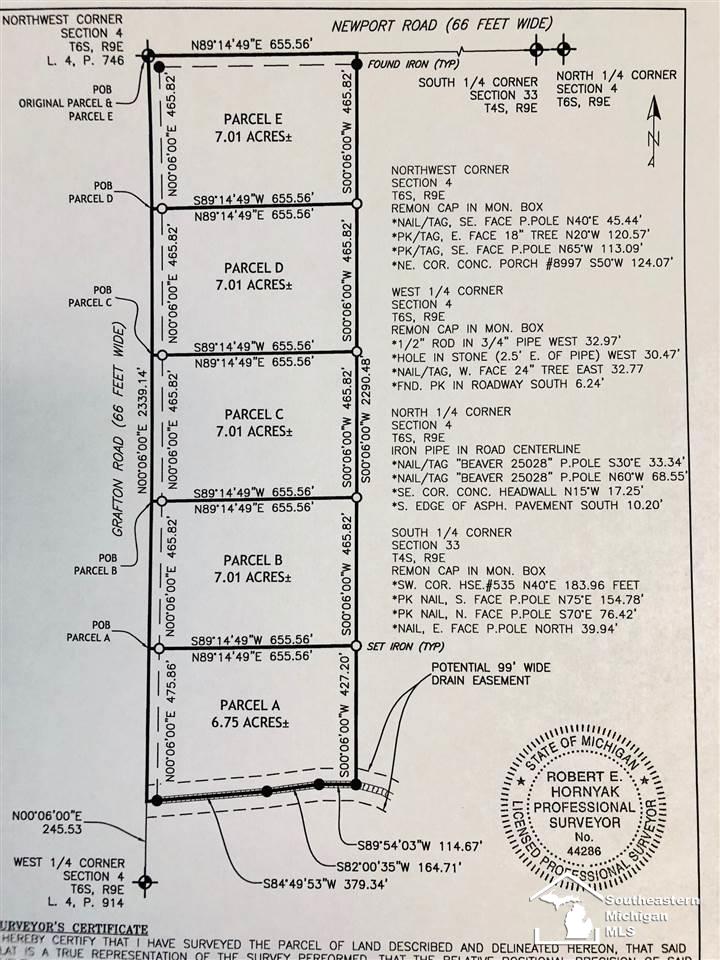 0 Grafton Road, Unit PARCEL 'D' Carleton, MI 48117 - Photo 1 of 1