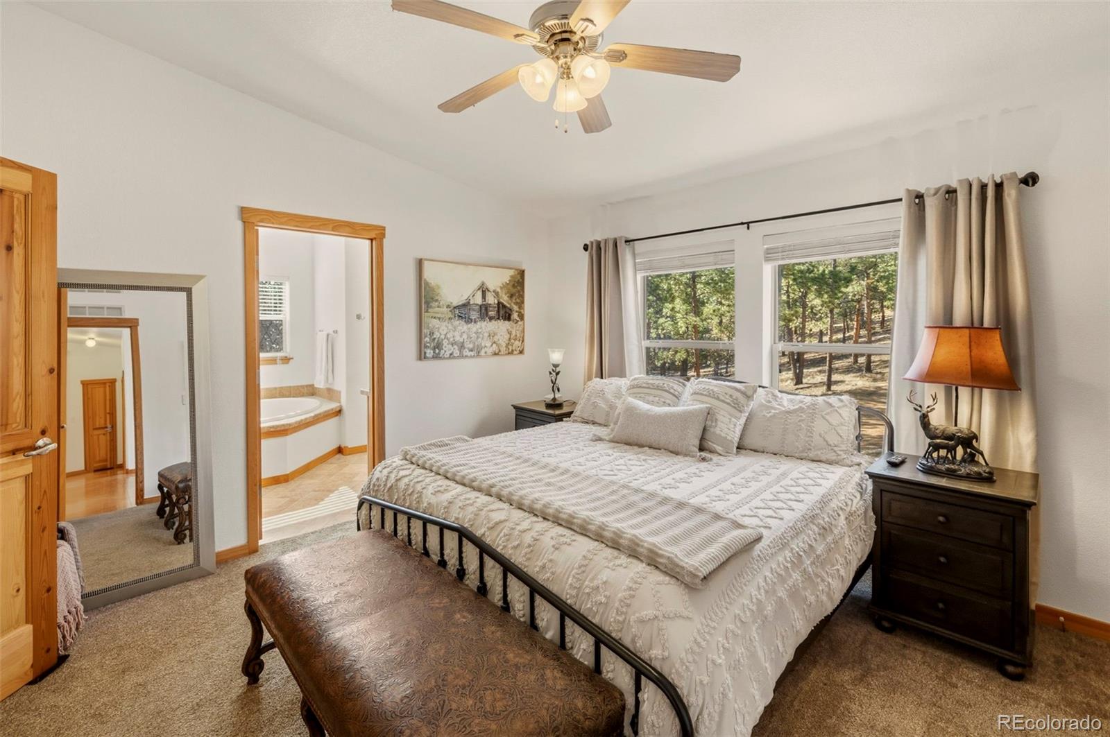 738 Rangeview Road Divide, CO 80814 - Photo 13 of 47 a bedroom with a bed and a dresser