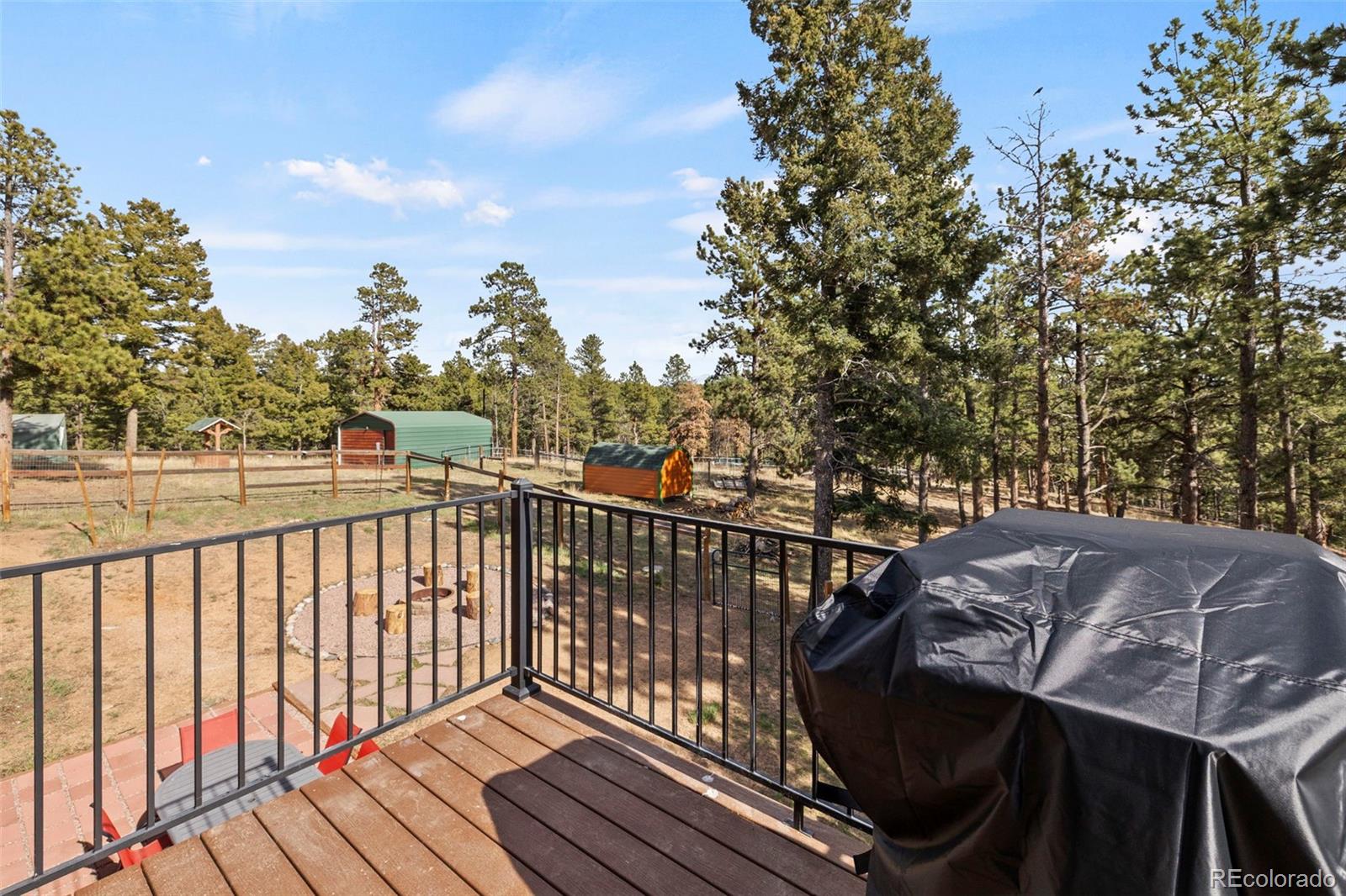738 Rangeview Road Divide, CO 80814 - Photo 29 of 47 a view of balcony with furniture
