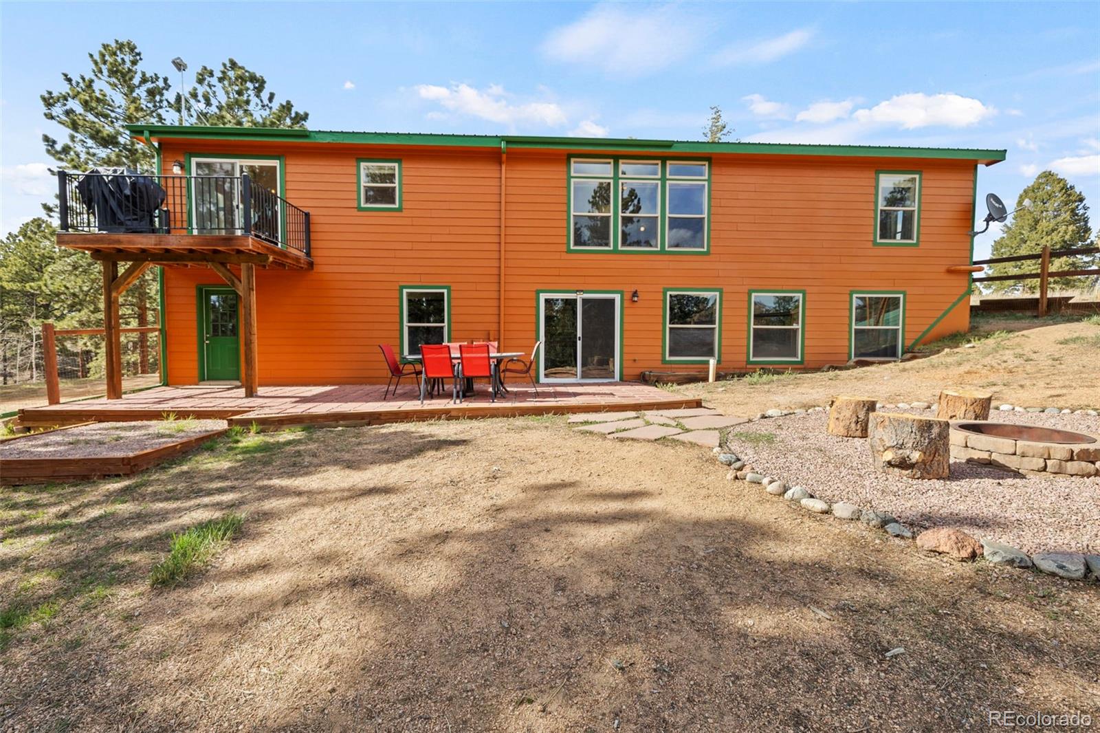 738 Rangeview Road Divide, CO 80814 - Photo 34 of 47 a front view of a house with a yard