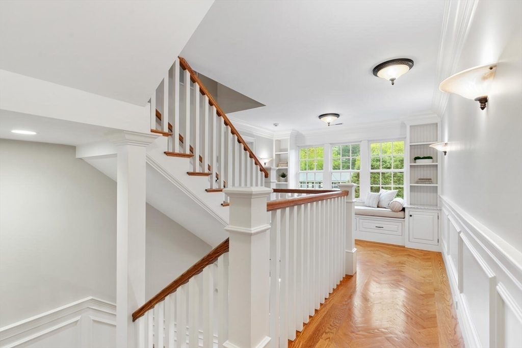 107 Kendall Road Lexington, MA 02421 - Photo 18 of 40 a view of entryway and hall with wooden floor