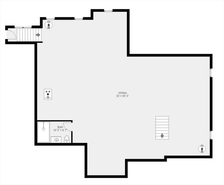 107 Kendall Road Lexington, MA 02421 - Photo 40 of 40 a picture of a wall with a white wall and a refrigerator