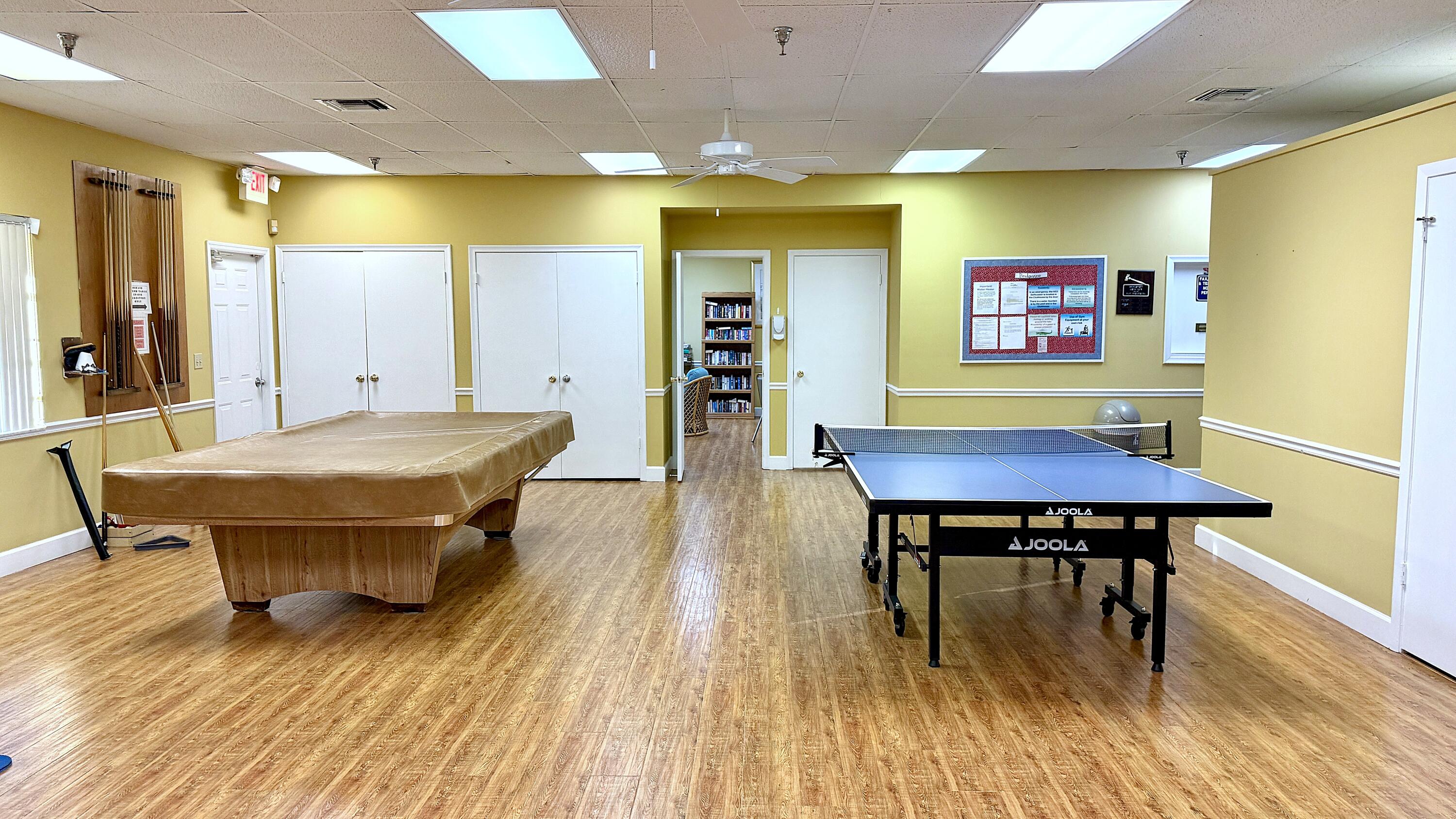 5242 Privet Place Delray Beach, FL 33484 - Photo 40 of 50 Clubhouse Ping Pong & Pool Table