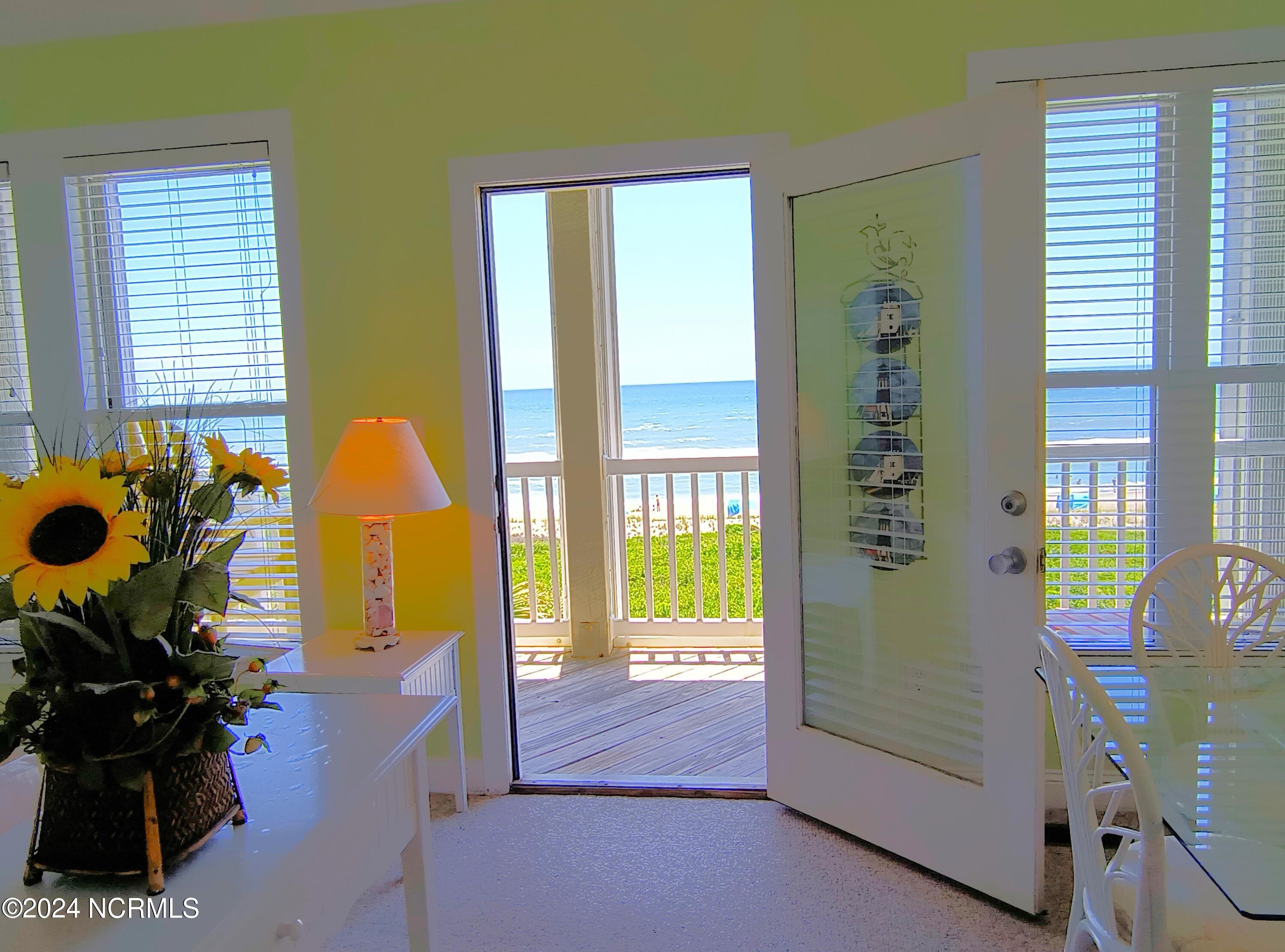 1701 Salter Path Road, Unit 204F Indian Beach, NC 28512 - Photo 5 of 31 view from kitchen