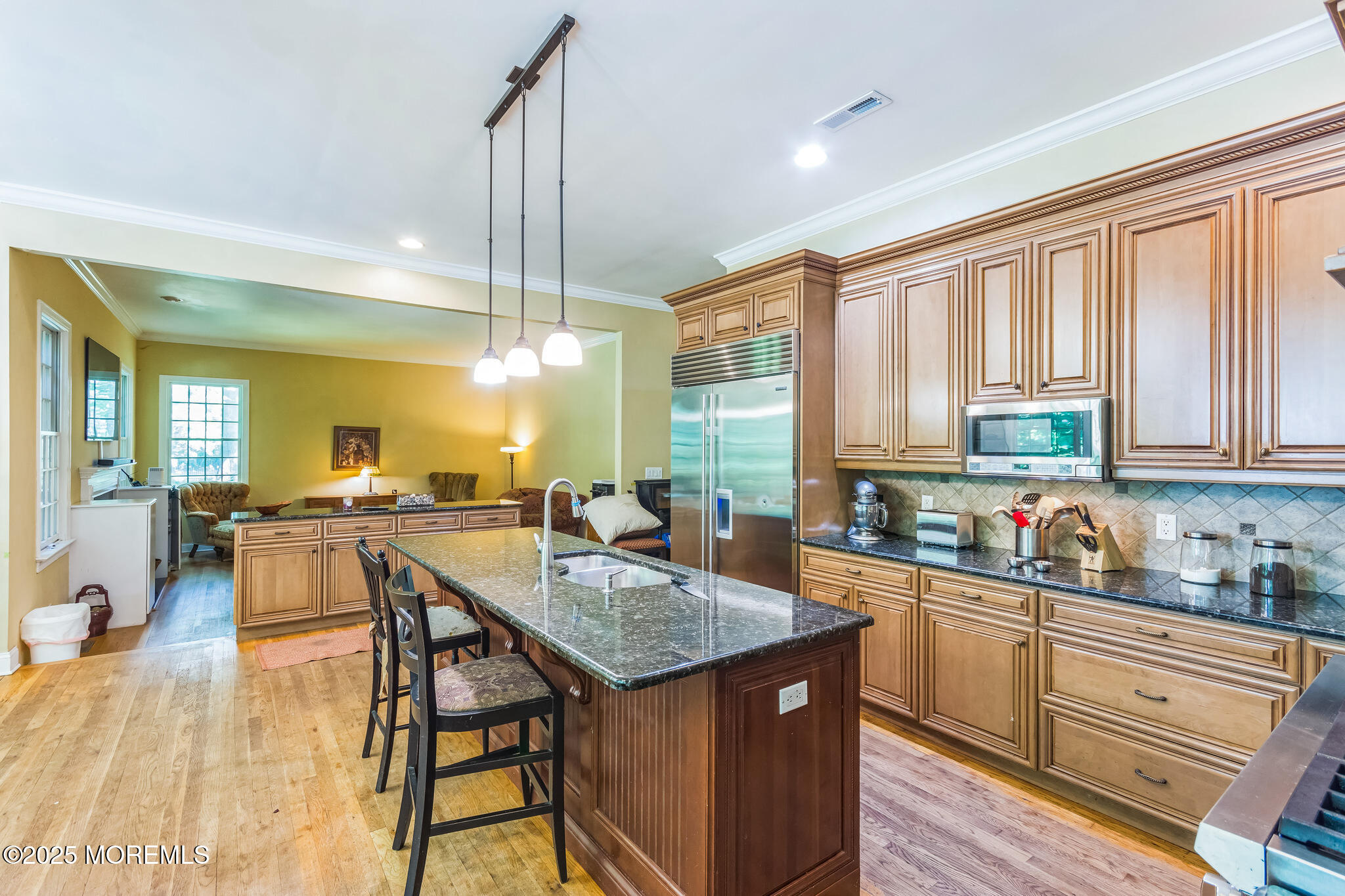 458 Cherry Hill Road Princeton, NJ 08540 - Photo 24 of 50 a kitchen with lots of counter top space and wooden floor