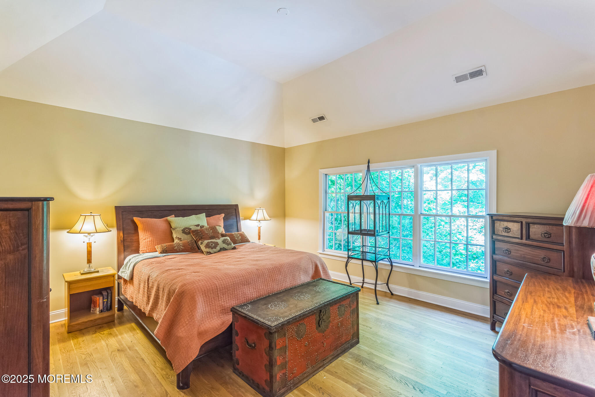 458 Cherry Hill Road Princeton, NJ 08540 - Photo 30 of 50 a bedroom with a bed and wooden floor