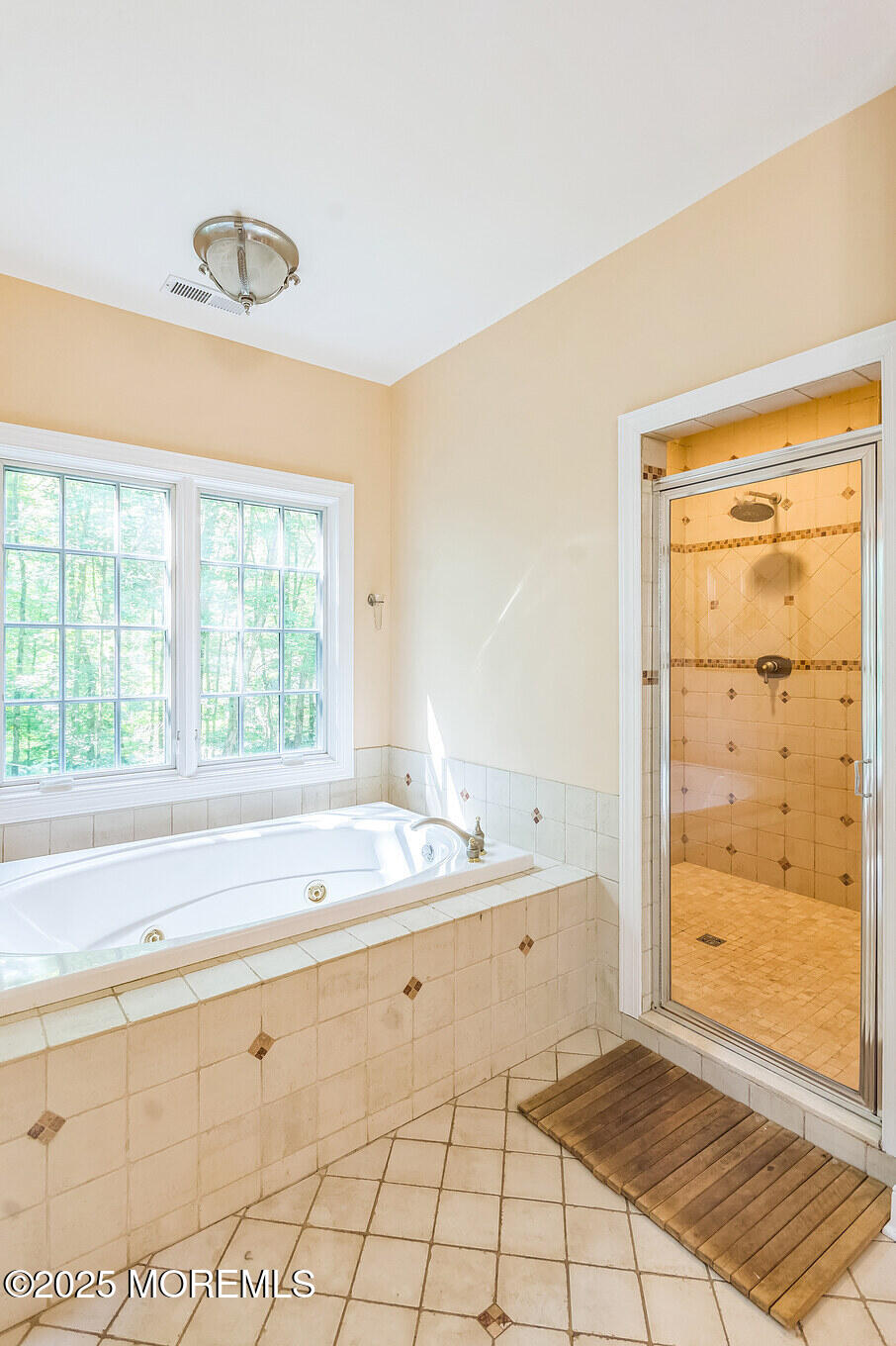 458 Cherry Hill Road Princeton, NJ 08540 - Photo 38 of 50 a bathroom with a granite countertop sink and a mirror