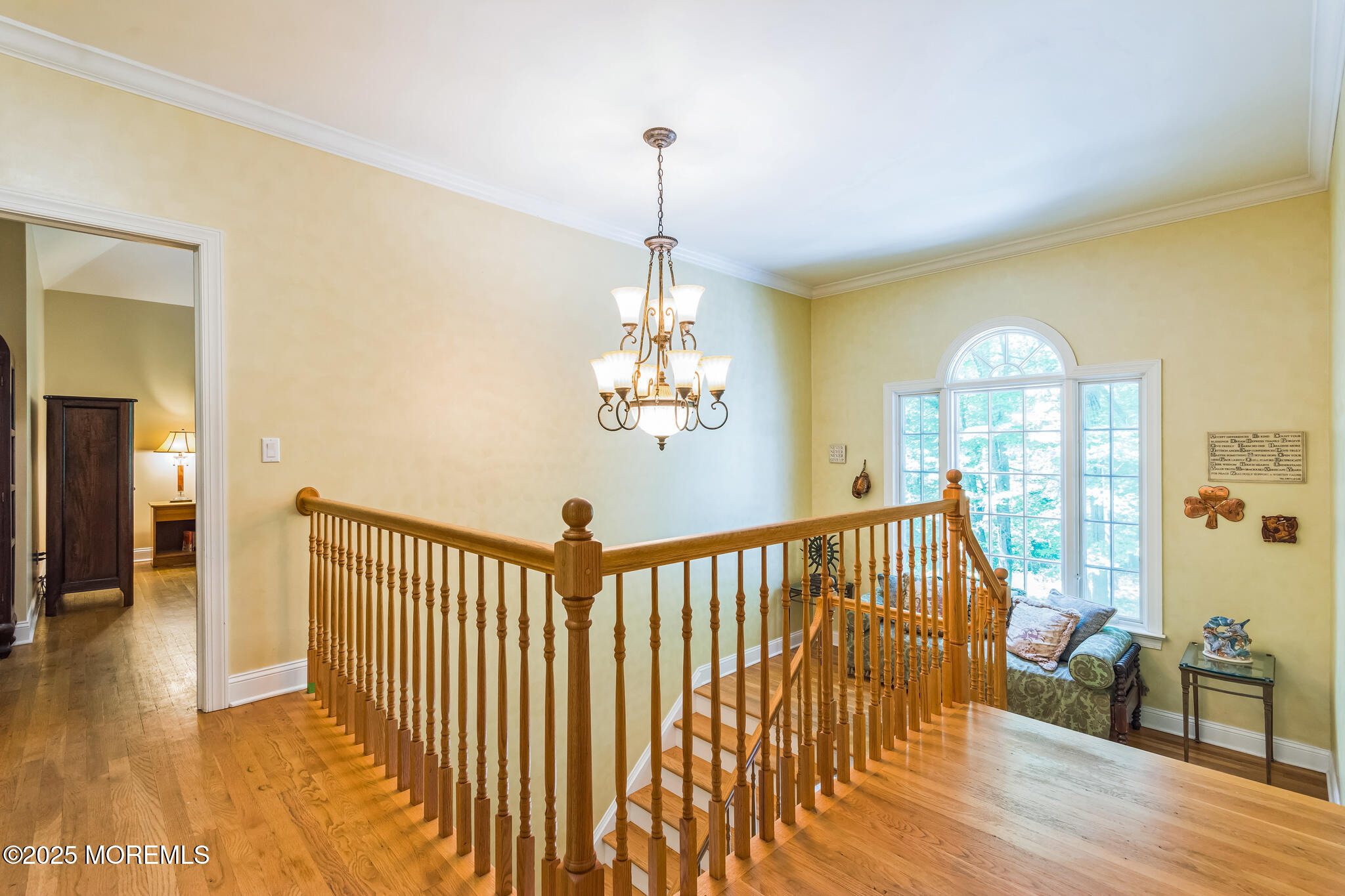 458 Cherry Hill Road Princeton, NJ 08540 - Photo 7 of 50 a view of a room with wooden floor windows and a chandelier