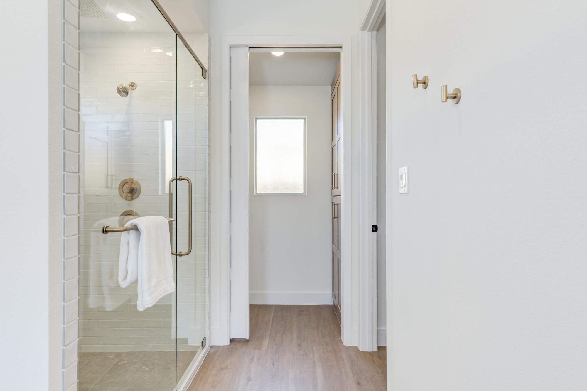 3608 144th Street Lubbock, TX 79423 - Photo 28 of 51 a bathroom with a shower