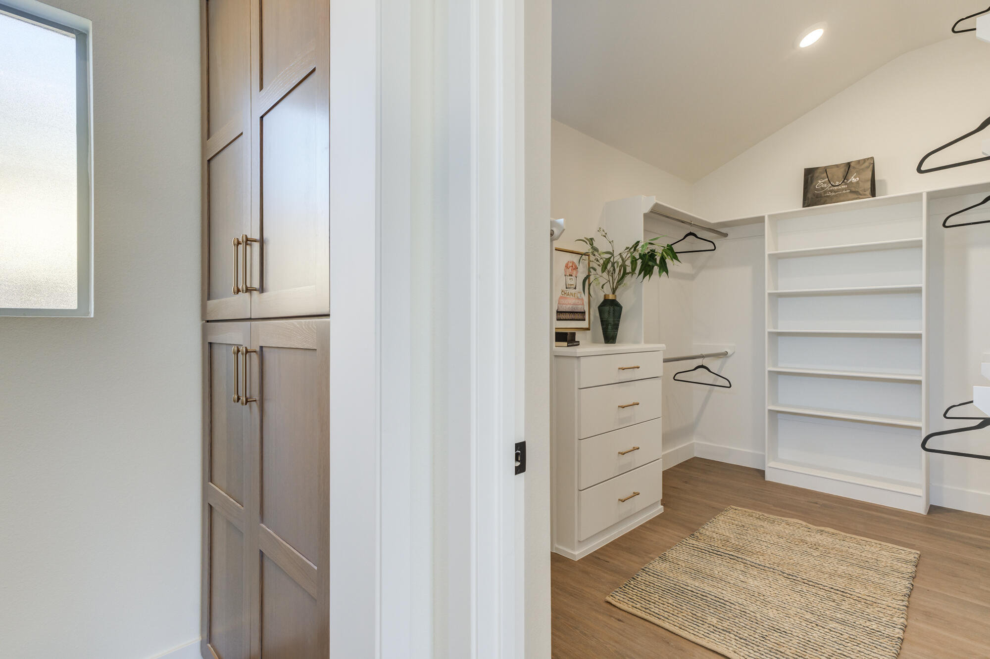 3608 144th Street Lubbock, TX 79423 - Photo 29 of 51 a view of cabinets and entryway with window