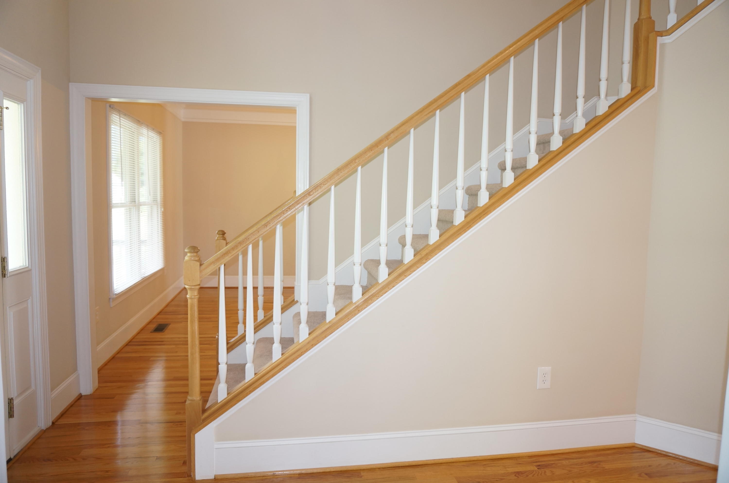 5734 North Fork Road Elliston, VA 24087 - Photo 17 of 27 a view of staircase with wooden floor and staircase