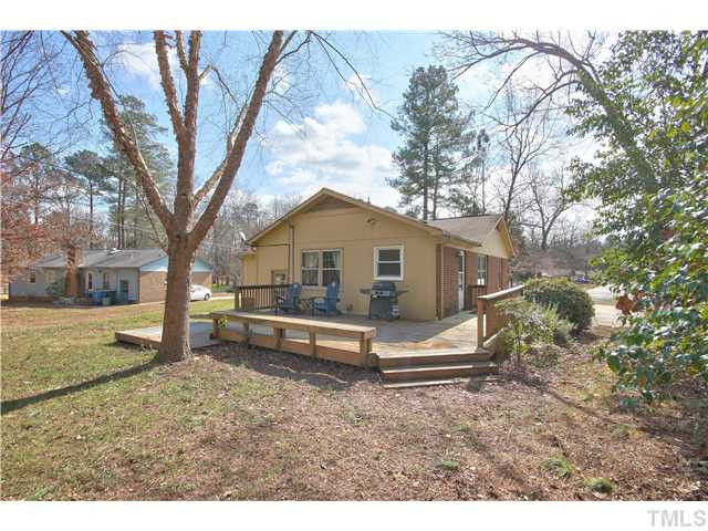 4940 McCormick Road Durham, NC 27713 - Photo 17 of 19 large deck for grilling or enjoying family time Exterior Back