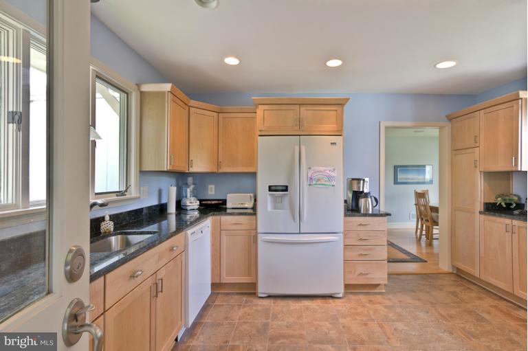 1263 Magothy Road Pasadena, MD 21122 - Photo 6 of 30 Kitchen with maple cabinets & granite counters