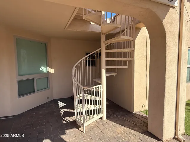 a view of terrace with seating space