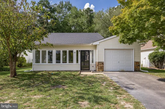 a house that has a tree in it