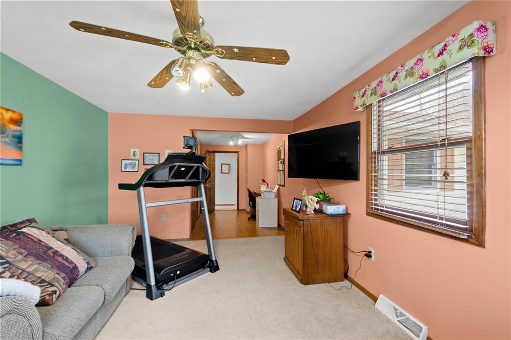 105 Deer Run Road Washington, PA 15301 - Photo 18 of 25 Bedroom 3 is large enough to have an office area and a bedroom in one! Spread out and enjoy the extra space!